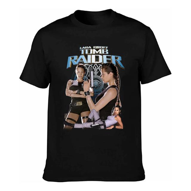 Camiseta De Angelina Jolie De Lara Croft Tomb Raider L