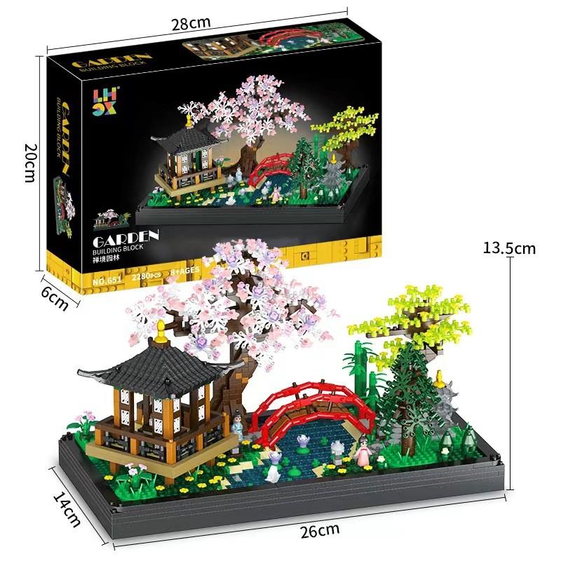 Garden Zen Assembling Building Block Toys Ornaments For Daily Childrens Gift