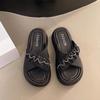 Fashion Shoes House Slippers Platform Slipers Women Slides Fashion 2025 Soft Luxury Casual Leisure Shoes Woman 2025 Slippers Soft Pantof