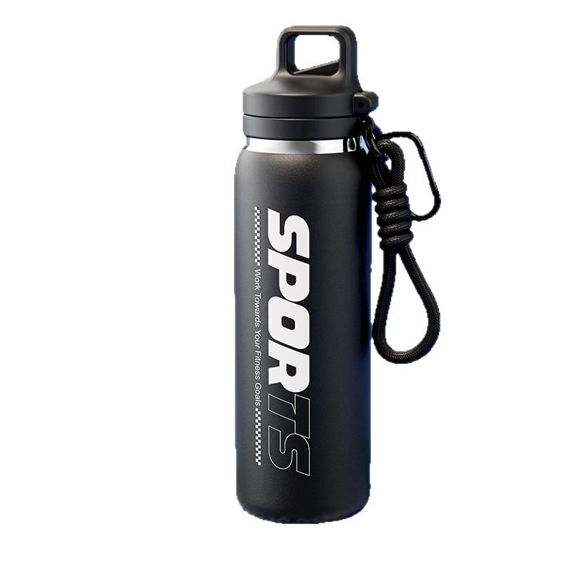 Double Drink Sports 111 Stainless Steel Thermos Cup Large Capacity Portable Student Sports Water Cup High Value Ladies Kettle