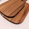 Wood Cutting Board Charcuterie Board Dual-Sided Cheese Board for Kitchen Camping Food Serving Tray with Handle