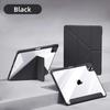 For iPad A19 12th 11th 10th Air 11/13 M2 M3 M4 Pro11/13 Air 4 5 Pro 11/12.9 10.2 7/8/9/10th Acrylic Clear Y-fold Stand Case