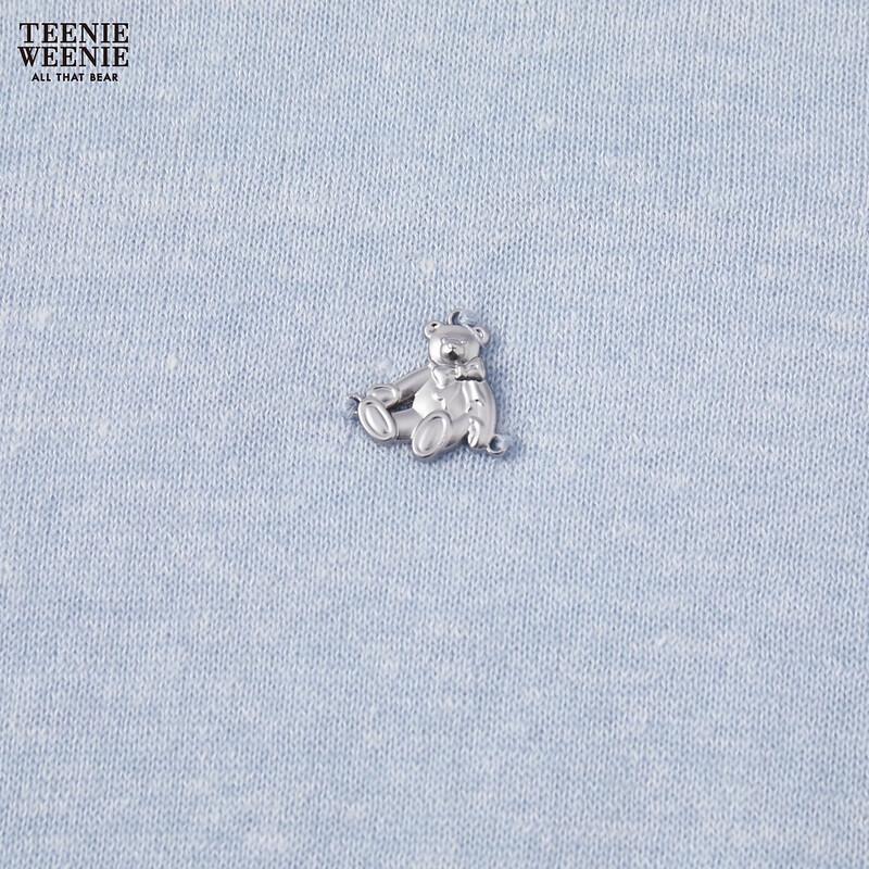 Teenie Weenie Women's Bear Letter Knit Cardigan