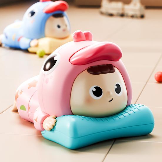 Wind-up Animal Clothes Baby Toy Toddlers Crawling Learning Clockwork Toy Educational Cartoon Babies Interactive Toy Boys Girls Gift