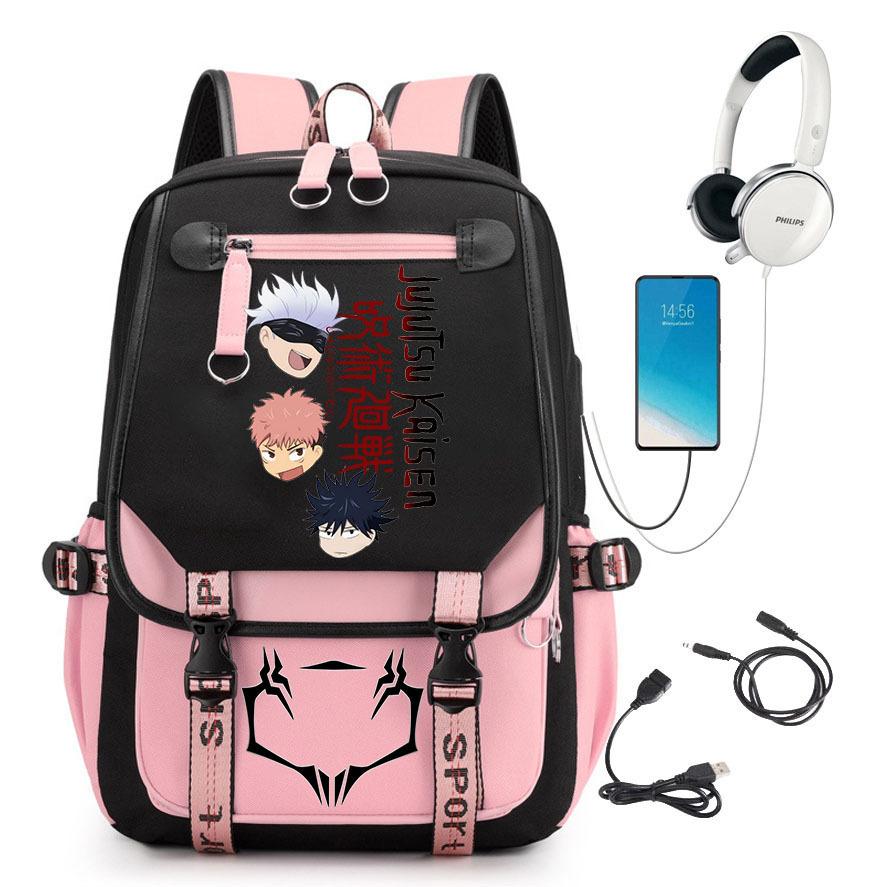 Popular Riman Peripheral Backpack Youth Student School Bag Usb Large Capacity Student Computer Bag