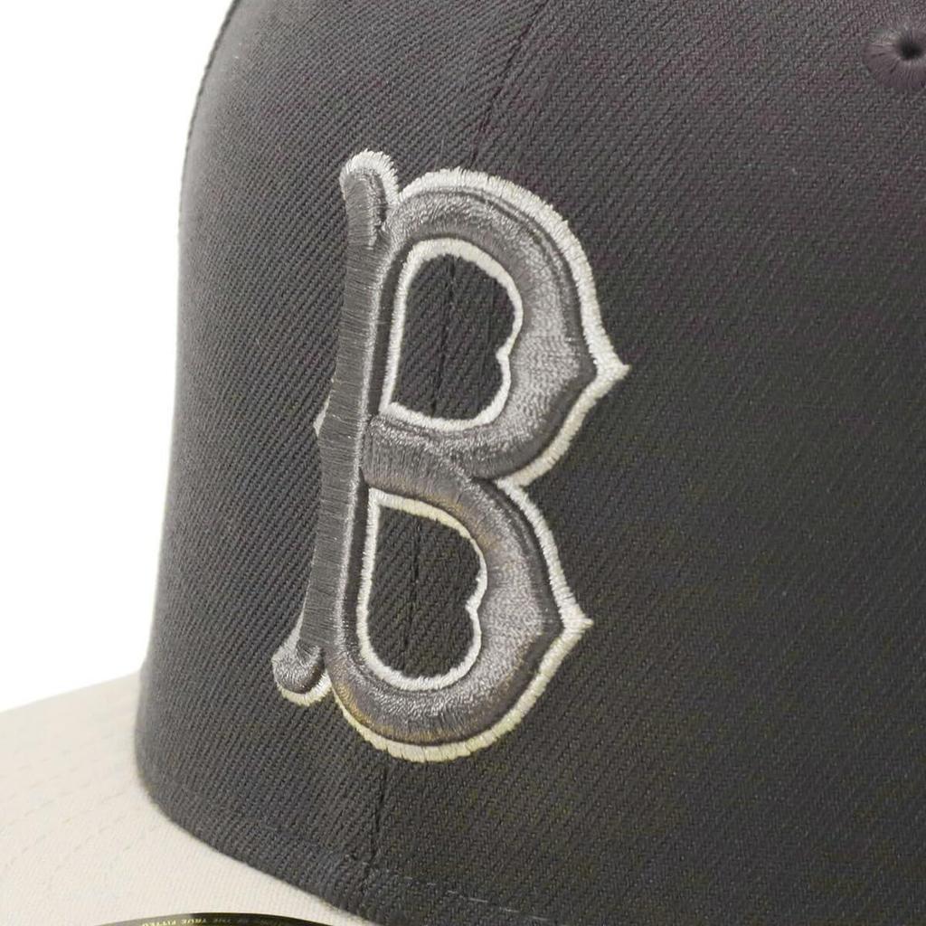 [New Era] New Era Cap 59FIFTY 14676990 NER35C8246 MLB Boston Red Sox BOS Graphite Gray SIDE PATCH 2-Tone ONSPOTZ Exclusive Men's Women's Hat Gokyu