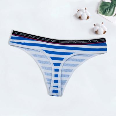 Tanga Sexy de algodón para mujer, bragas con espalda en T, ropa interior femenina, lencería, Bikini para mujer, 1 pieza