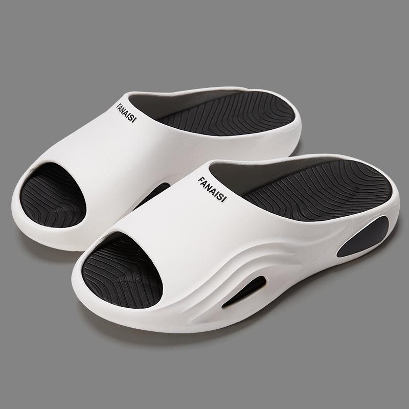 2025 Męskie Antypoślizgowe Kapcie Domowe/Zewnętrzne: Styl letni, gotowy do kąpieli, uniseks i na każdą porę roku