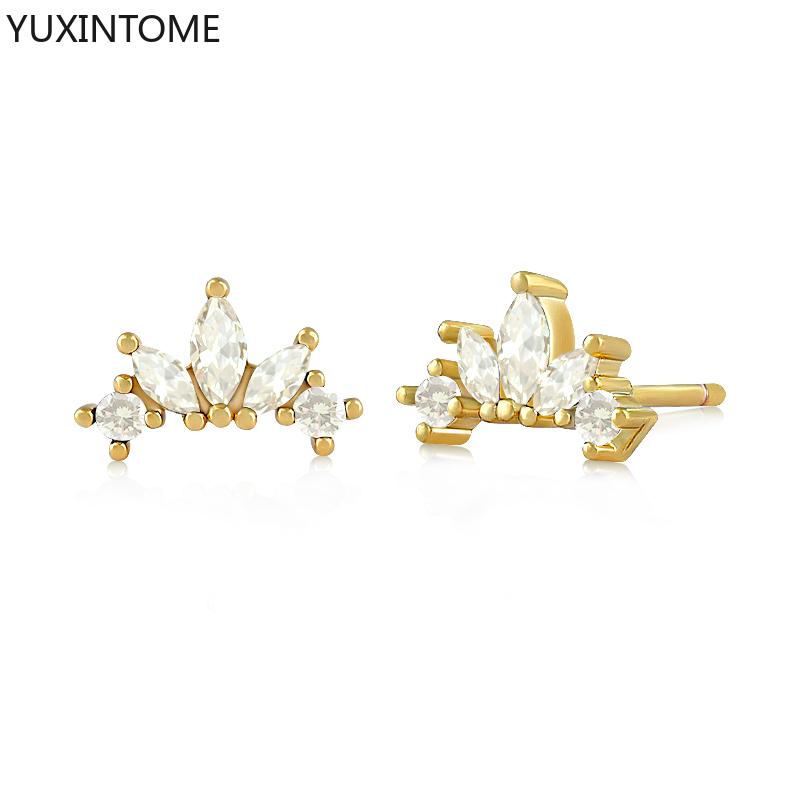 925 Silbernadel Exquisite Weiße Zirkon Steckerohrringe für Damen Geometrische Lange Kette Quaste Ohrringe Luxuriöser Schmuck