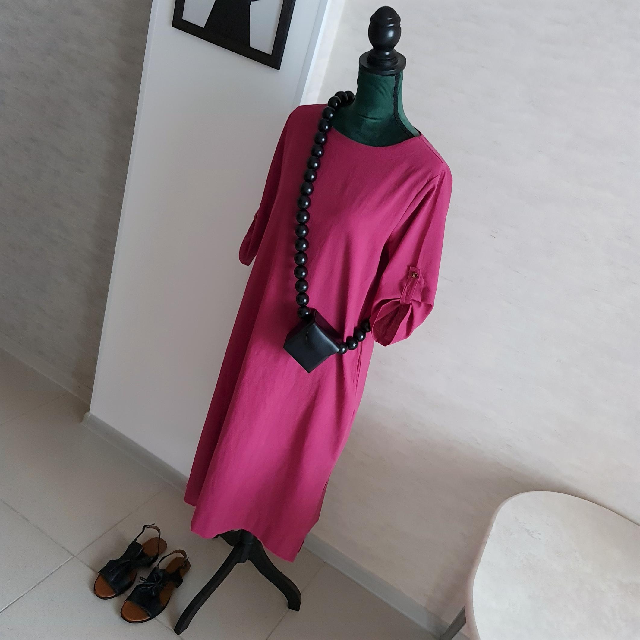 Модное платье с круглым вырезом — фото 5