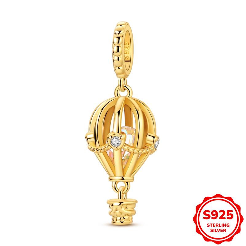 New Original Copper Animal Pendant Charm Beads Fits 3Mm Bracelet Necklace For Women Luxury Diy Jewelry Making