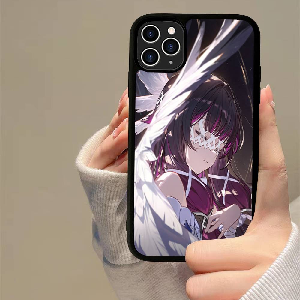 Genshin Impact Columbina PC+TPU Phone Case For iPhone 17 16 15 14 13 12 11 Pro Max Plus Kawaii Cartoon Cover
