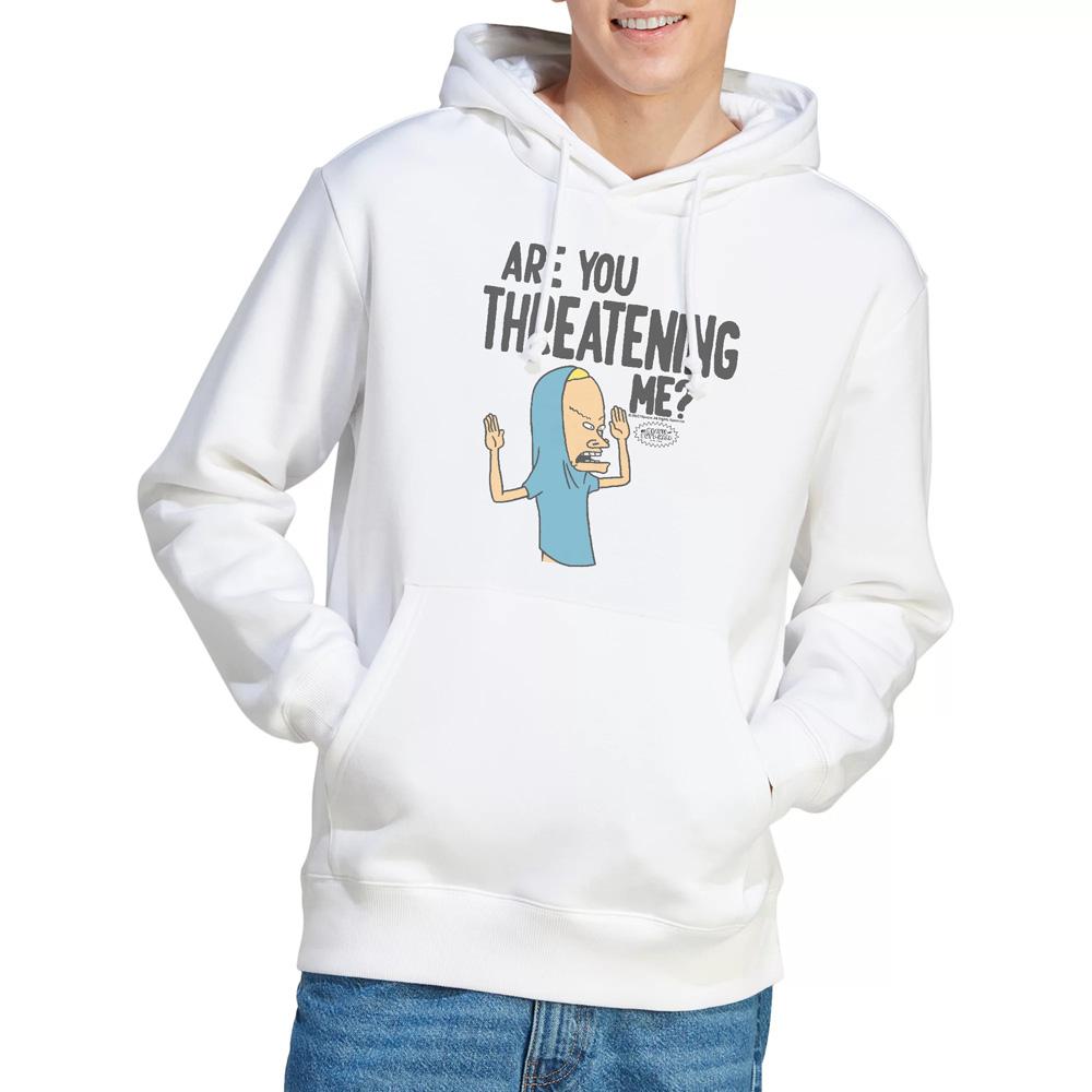 Beavis & Butthead Mens Are You Threatening Me? Hoodie
