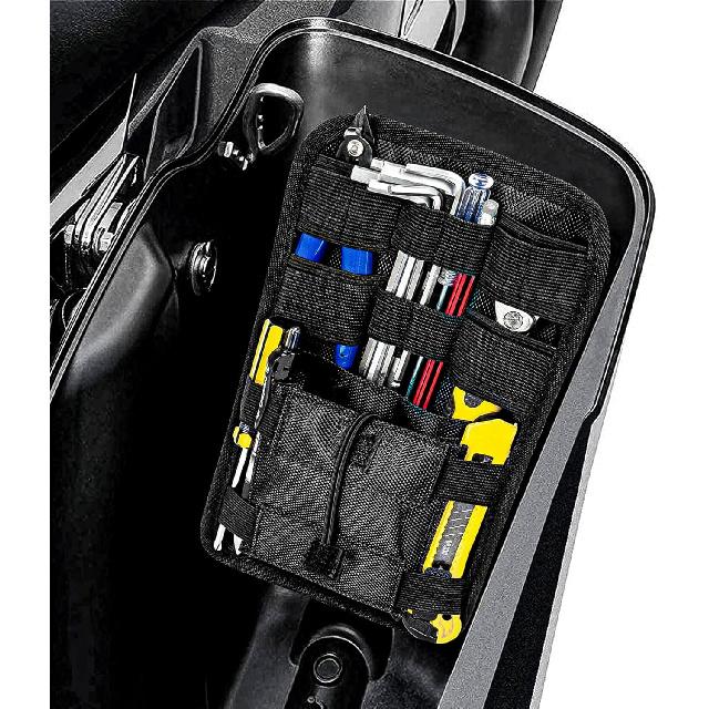 PSLER Saddlebag Organizers, Internal Saddle bags Small Tools Organizer Bags for Vehicle Motorcycle Bike 2 Packs