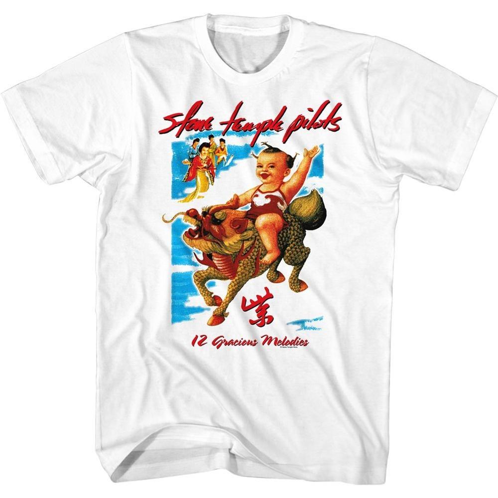 Stone Temple Pilots 12 Gracious Melodies Music T-shirt Tops Tees Men's Women's Unisex