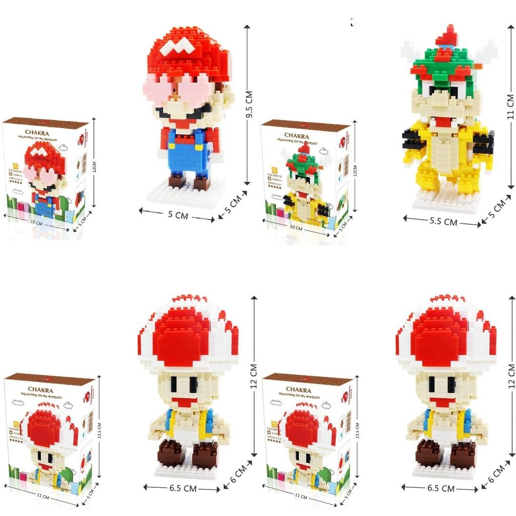 Super Mario Bros Plastic Puzzle Toy For Kids Educational Building Blocks Gift