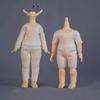 Rakulifey Obitsu 11 Outfit-Set, Fleckenbeständige Kleidung, Hose, Unterhemd und 2-teiliges Set für OB11 Größe Obitsu Puppe (Hautfarben, Langarm)
