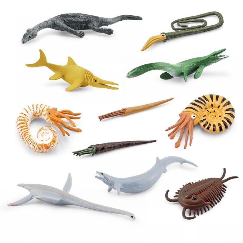 Dinosaur Sea Life Dunkleosteus Pvc Model Set For Childrens Learning Marine Creature Decor Style A