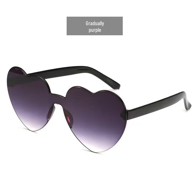 Unisex Peach Heart Sunglasses & Women's Heart Jumpsuit