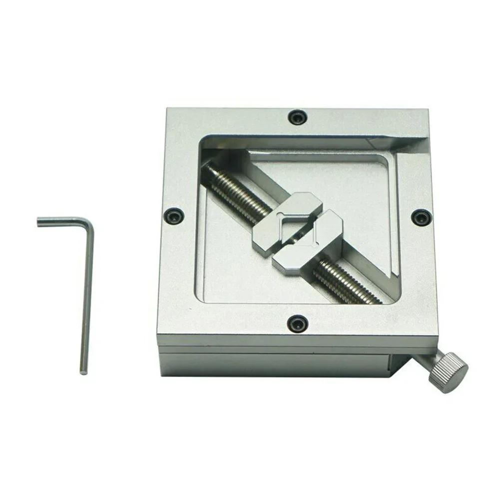 For BGA Reballing Kit 90mm Reball Station Fixture Jig With 10PCS Stencil Silver For BGA Heavy Duty Table Template Template Brack