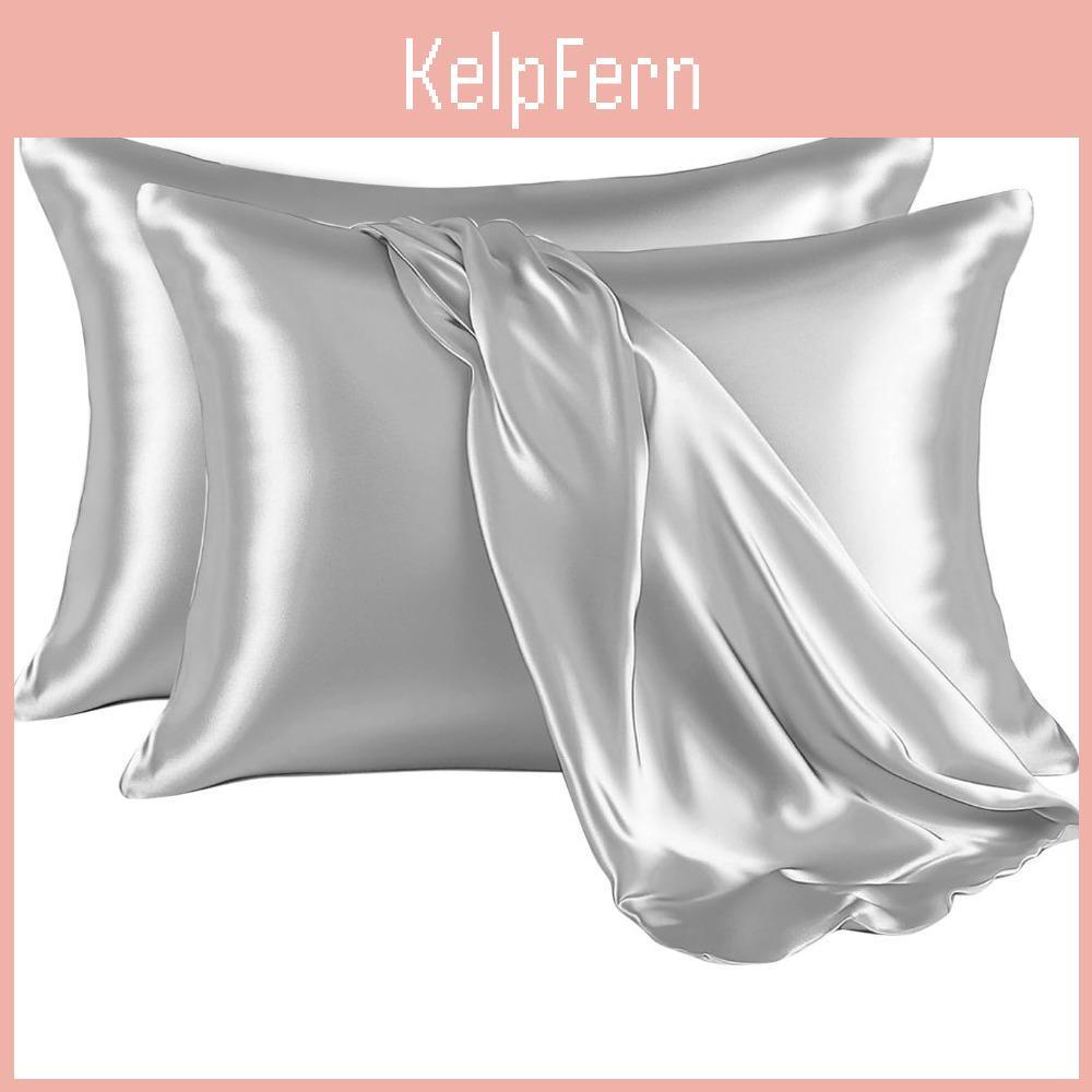 Pillowcase Satin And For Hair Skin Silk Satin Pillowcase 2 Pack Queen Size Pillow Cases Set Of 2 Silky Pillow Cover With Envelope Closure