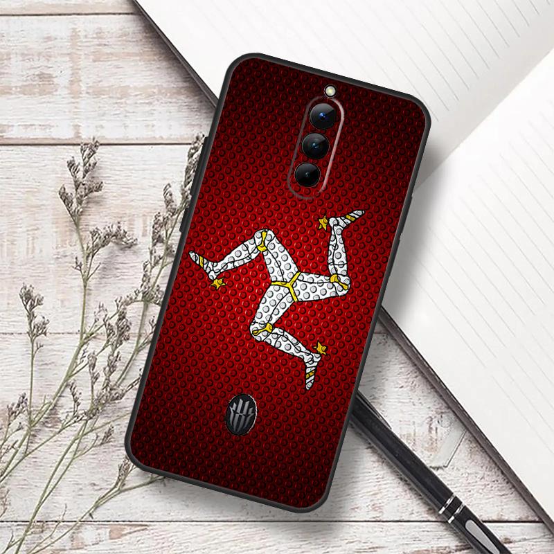 

Isle of Man Flag Case For ZTE Nubia RedMagic 6 7 6S 7S Pro 5G 6R RedMagic 8 8S 9 9S 10S Pro Plus 10 Air Cover Red Magic 9 Pro Plus