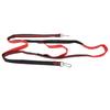Marine Rope Ladder 3 Steps Foldable Detachable Anti Slip Nylon Red Swim Ladder for Inflatable Boat