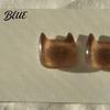 Smooth Stud Earrings 1 Pair No Burrs Lightweight Kitten Design