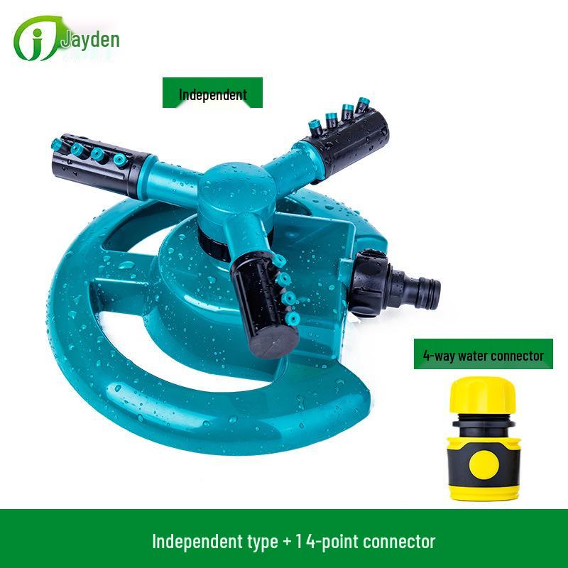 360° Garden Rotating Sprinkler for Lawn Irrigation & Roof Cooling