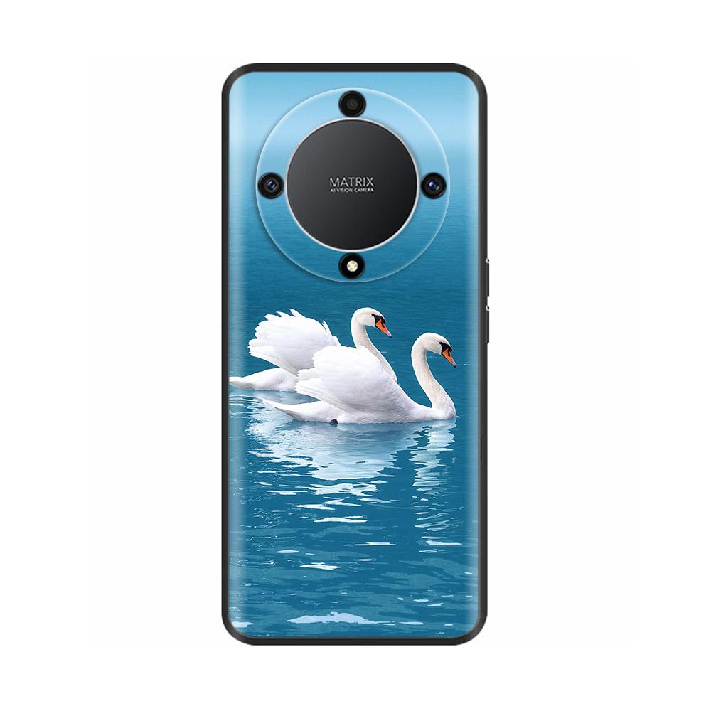 For Honor Magic6 Lite Case Honor Magic 6 5 4 Lite X9B Cover Funda TPU Soft Black Silicone Phone Cover Honor Magic 6 Lite 5G Case