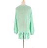 European & American Tassel Beach Cover-Up: Hollow Knit Swimsuit Outerwear, Sun Protection for Seaside Vacations