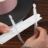 Fondant Cake Arcs Ruler,Decorative Marking Divider Aid Cake Baking Measure Pastry Art Tool Garland Sugarcraft Decors