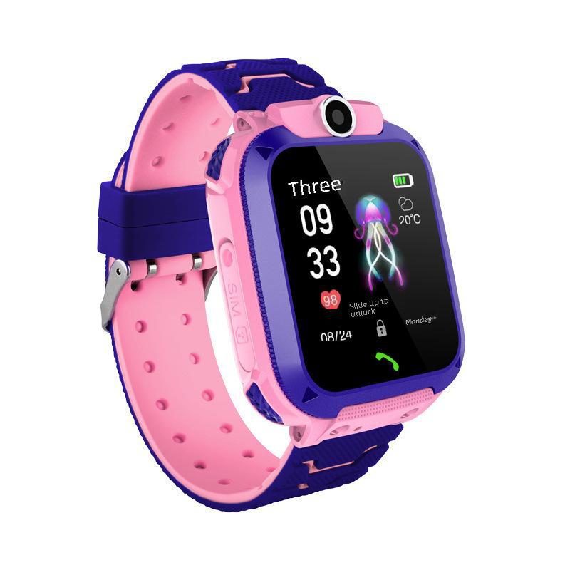 "Q12 Waterproof Kids' Smart Watch with GPS, Camera, Flashlight, Multi-Language - 5th Gen Z6"