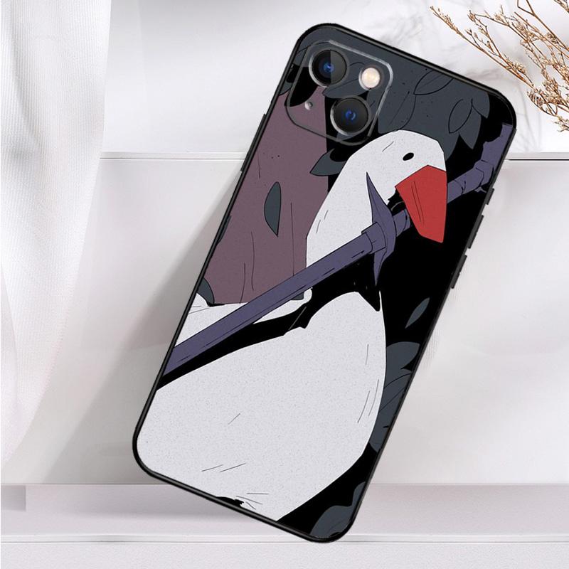 Cartoon Funny Goose Shockproof Case For iPhone 17 16 15 14 11 Pro Max Plus 12 13 Mini 16e 17 Air Phone Cover
