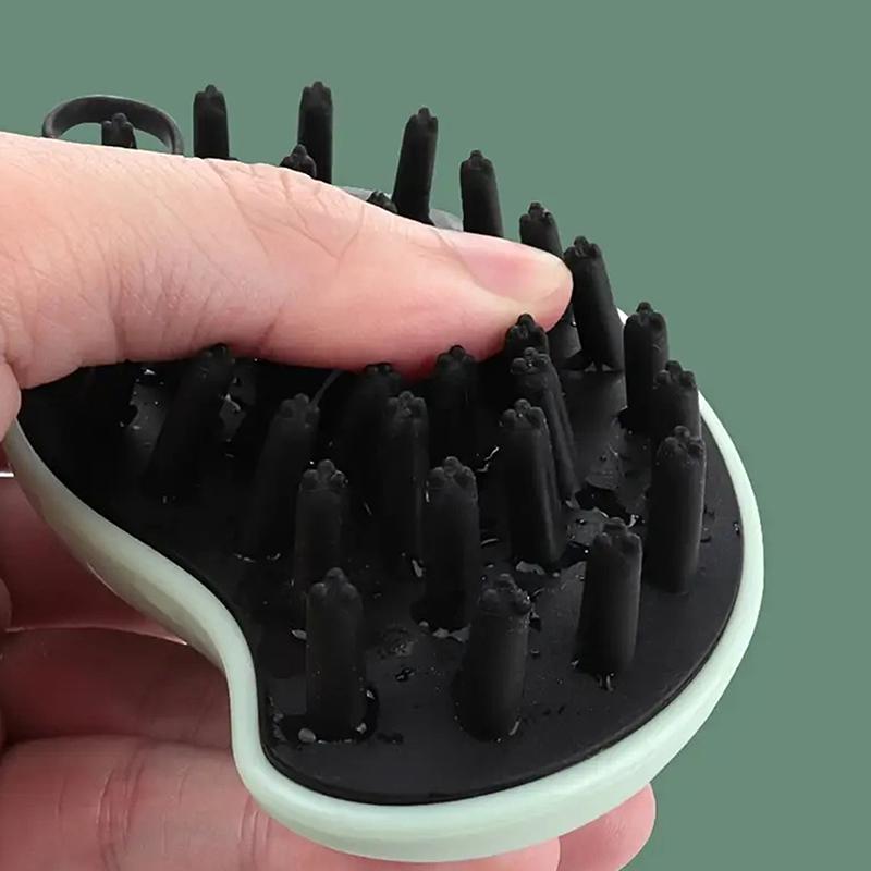 Shampoo Brush Massager Household Head Shampoo Massage Brush Tool Silicone Hair Grabber Scalp Meridians Shampoo Massage