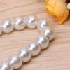 1/2pcs Plastic Pearl Beaded Bow Clothes Dress Coat Hangers Wedding For Kid Children Save-Space Storage Organizer Dry Rack