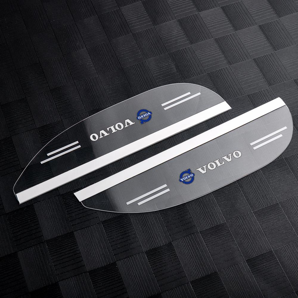 

2 шт. Автомобільні бічні дзеркала заднього виду Козирок Захист від дощу Брови Автоаксесуари Для Volvo Xc60 V60 S60 V40 V50 S40 S80 C30 Xc40 Xc70