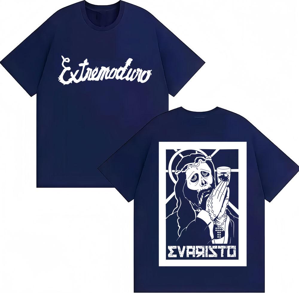Rock Band EXTREMODURO Evaristo Graphic T Shirts Unisex Women Fashion Gothic Short Sleeve Oversized Cotton Casual Tshirt Streetwear