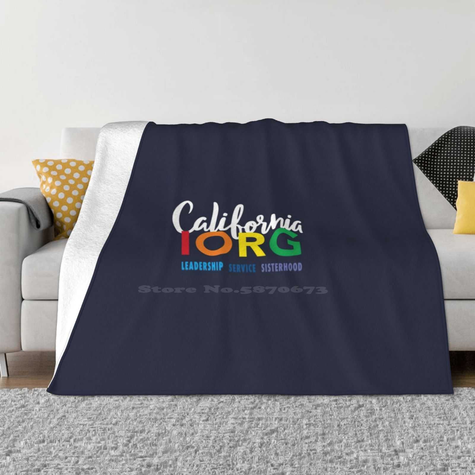 Caiorg Fun Logo-Blue New Arrival Fashion Leisure Warm Flannel Blanket 30x40in