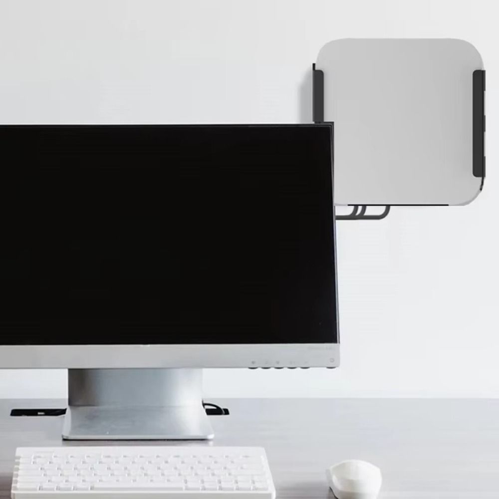 Stolní stojan pro spodní montáž Závěsný design Pod stolní nástěnný držák Stojan Chladicí funkce pro Mac Studio Mac mini M4 / M4 Pro