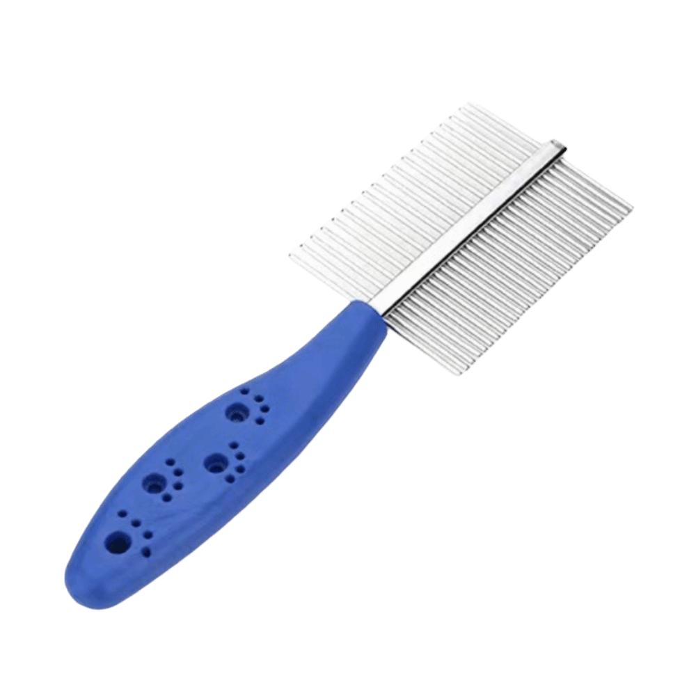 Stainless Steel Pet Massage Comb Easy Cleaning Pet Grooming Brush Pet Hair Comb  Dog Cleaning