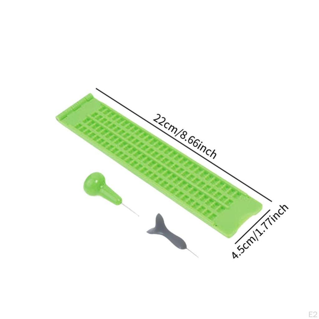 Braille Writing Board Fingerboard for Visually Impaired Education Supplies