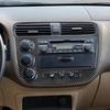 For Honda Civic 2003-2005 Carbon Fiber Interior Central Console Cover Trim 1PCS