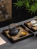 Thai Bamboo-Woven Solid Wood Tea & Serving Tray