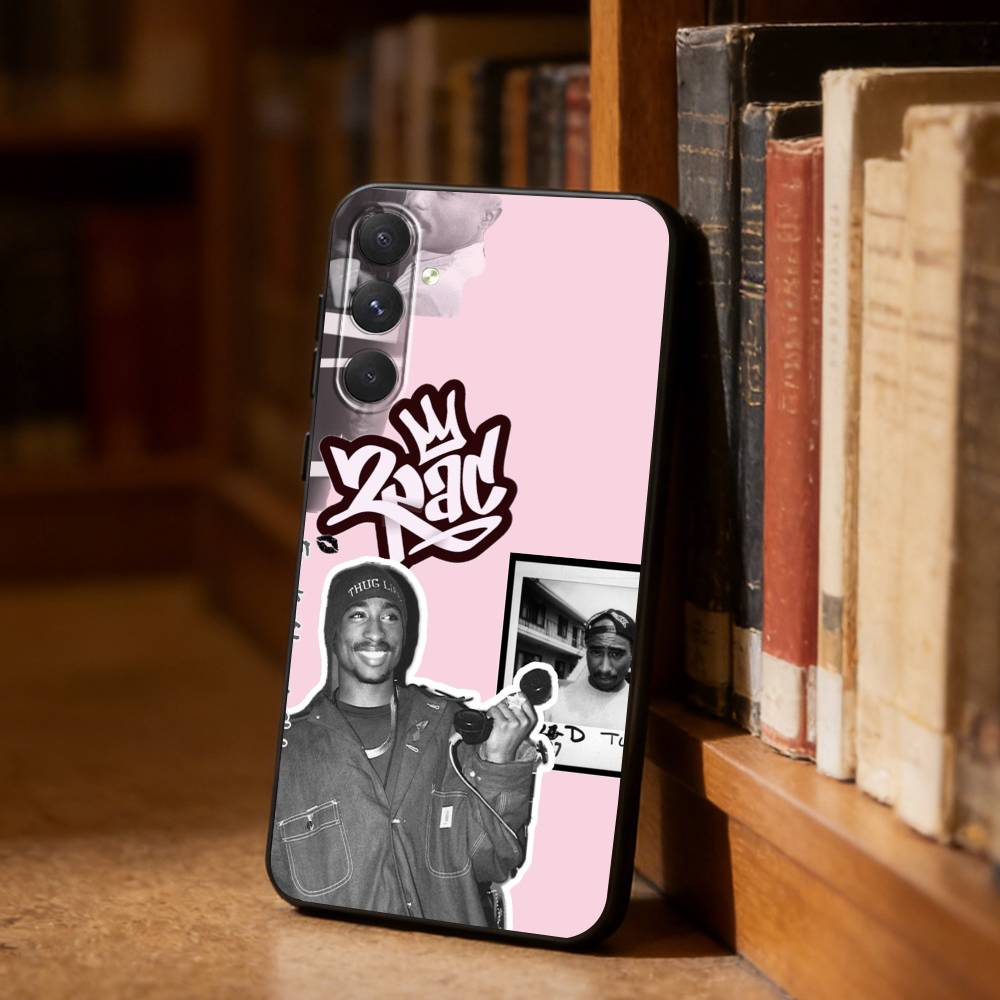 T-Tupac S-Shakur Phone Case For Samsung S26,S25,S24,S23,S22,S21,Ultra,Plus,FE Black Soft Cover