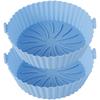 3/2pc Air Fryer Silicone Liner Soft Baking Pan Reusable Airfryer Oven Baking Tray Fruit Wash Basket Pizza Pan Liner Accessories