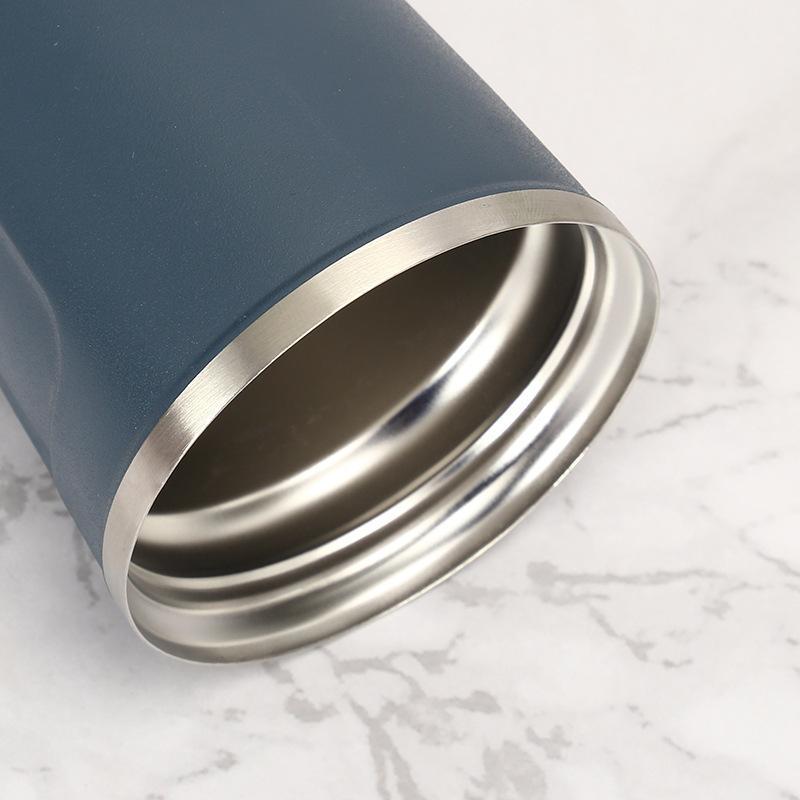 304 stainless steel coffee cup simple office thermos cup portable car outdoor car straw