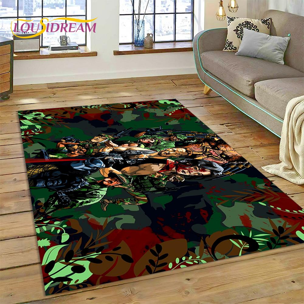 

3D AVP Alien Vs. Predator Game Carpet Rug for Home Living Room Bedroom Sofa Doormat Decor,kids Area Rug Non-slip Floor Mat Gift 40x60cm