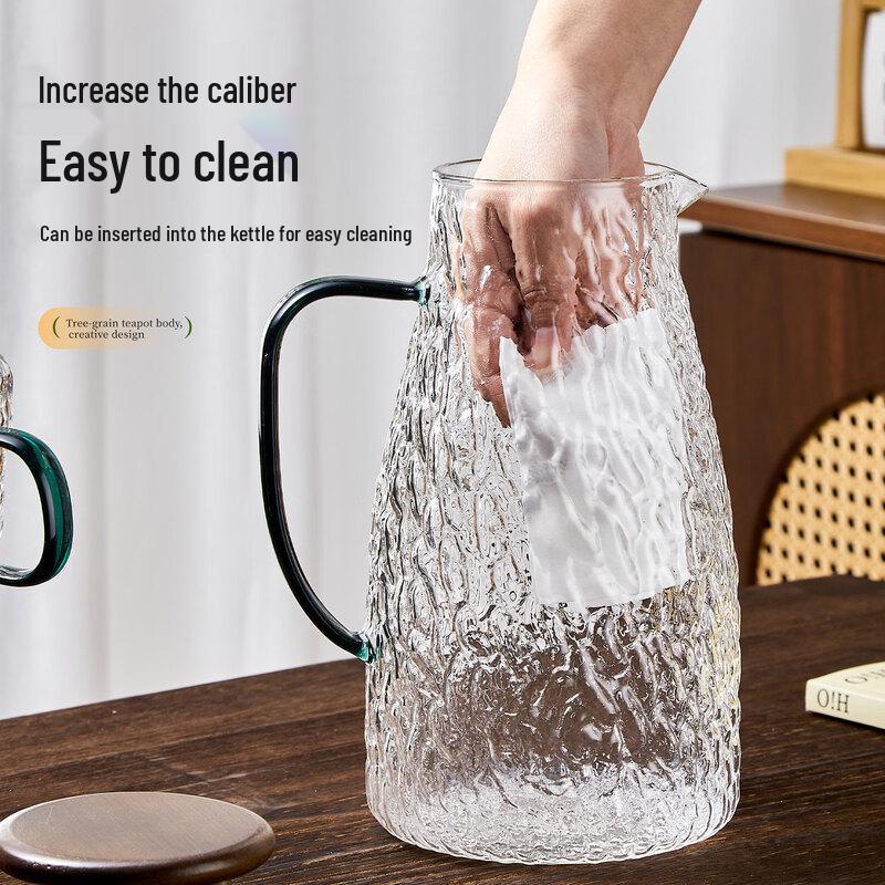 Heat-Resistant Glass Water Pitcher