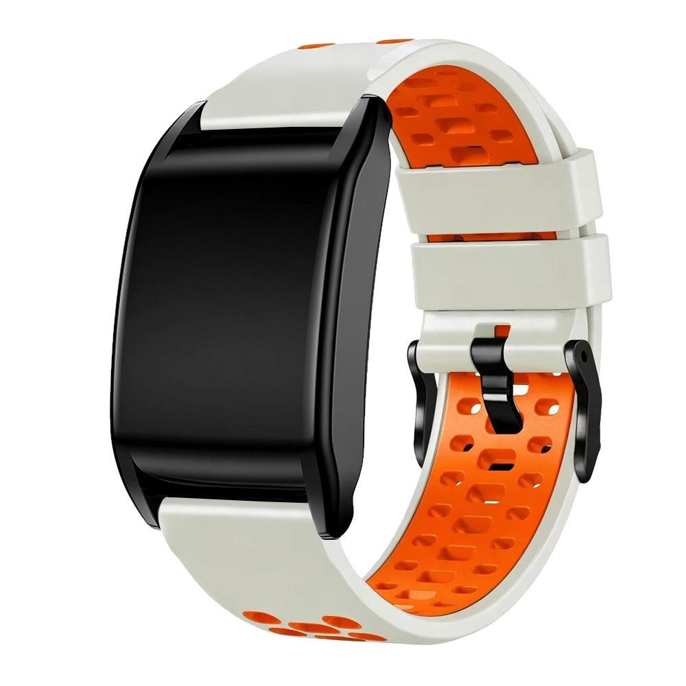 Měkký silikonový náhradní řemínek na zápěstí Kompatibilní s Whoop 5.0/MG Life Fitness Tracker Nastavitelný Odolný proti potu Sportovní